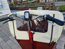 Afbeelding in Gallery-weergave laden, Bakfiets nl E-CargTrike Classic Wide - Shimano Steps midden motor -Met Huif
