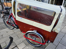 Afbeelding in Gallery-weergave laden, Bakfiets nl E-CargTrike Classic Wide - Shimano Steps midden motor -Met Huif
